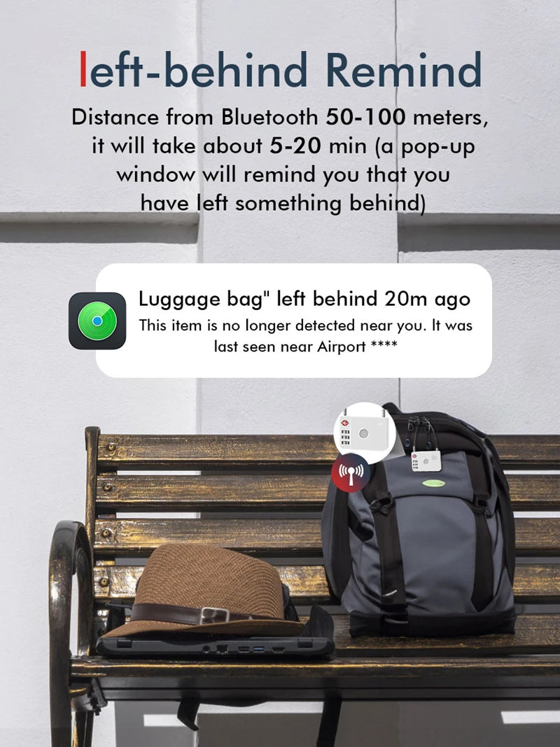 Intelligent Luggage Lock with GPS Tracker | Smart Anti-Lost Padlock