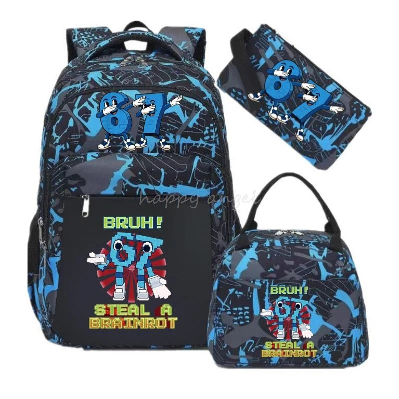 Camouflage Backpack Set with Lunch Bag | Stylish & Practical Rucksack