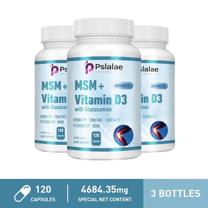 MSM + Vitamin D3 with Glucosamine - Joint Support Supplement