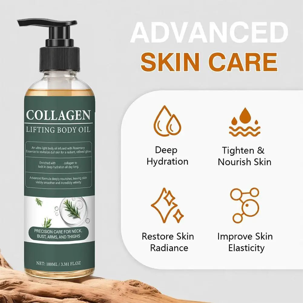 Collagen Body Oil for Moisturizing and Skin Tightening