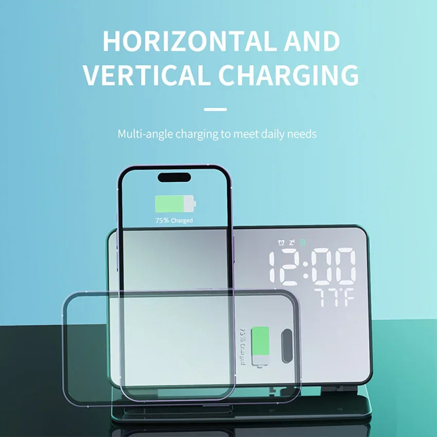 4-in-1 Wireless Charger Stand | Fast 30W Charging Solution