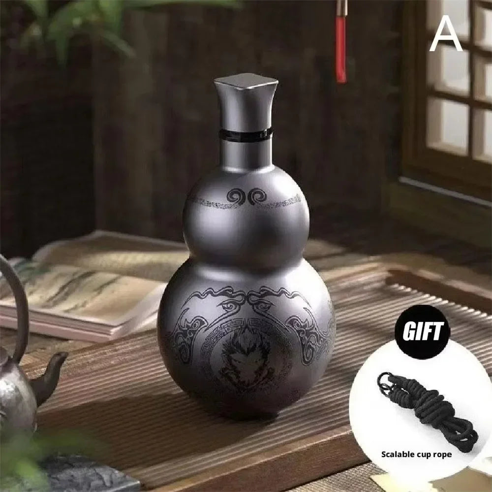 Gourd Design Insulated Stainless Steel Water Bottle | Perfect for Outdoor Use