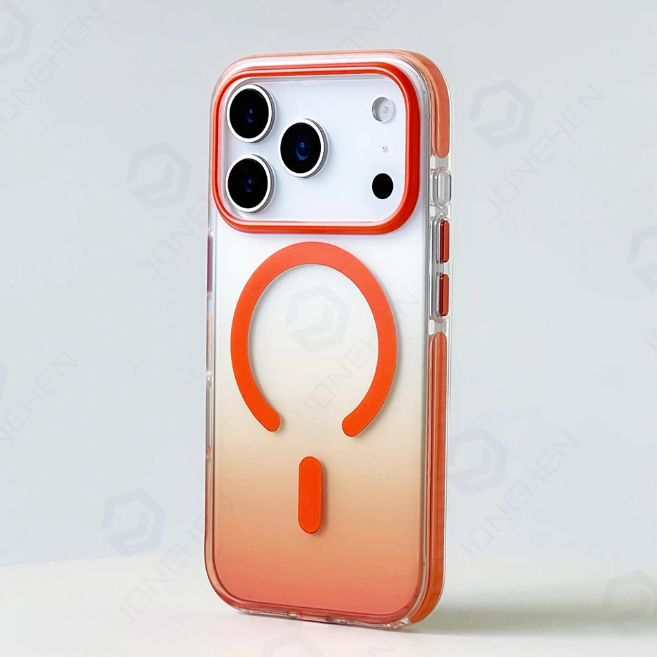 Luxury Gradient Magnetic Shockproof Case for iPhone 14-17 Pro Max