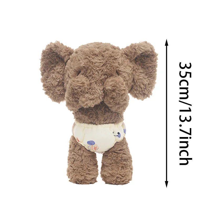 35cm Shy Elephant Plush Toy | Soft and Cuddly Gift for Kids