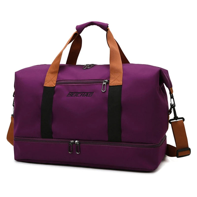 Large-Capacity Travel Bag | Waterproof Sports Fitness Luggage
