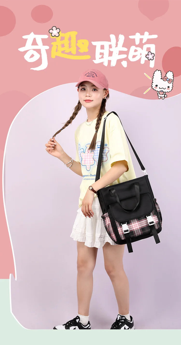 Vintage Girl Group Backpack | Multifunctional Women's Rucksack