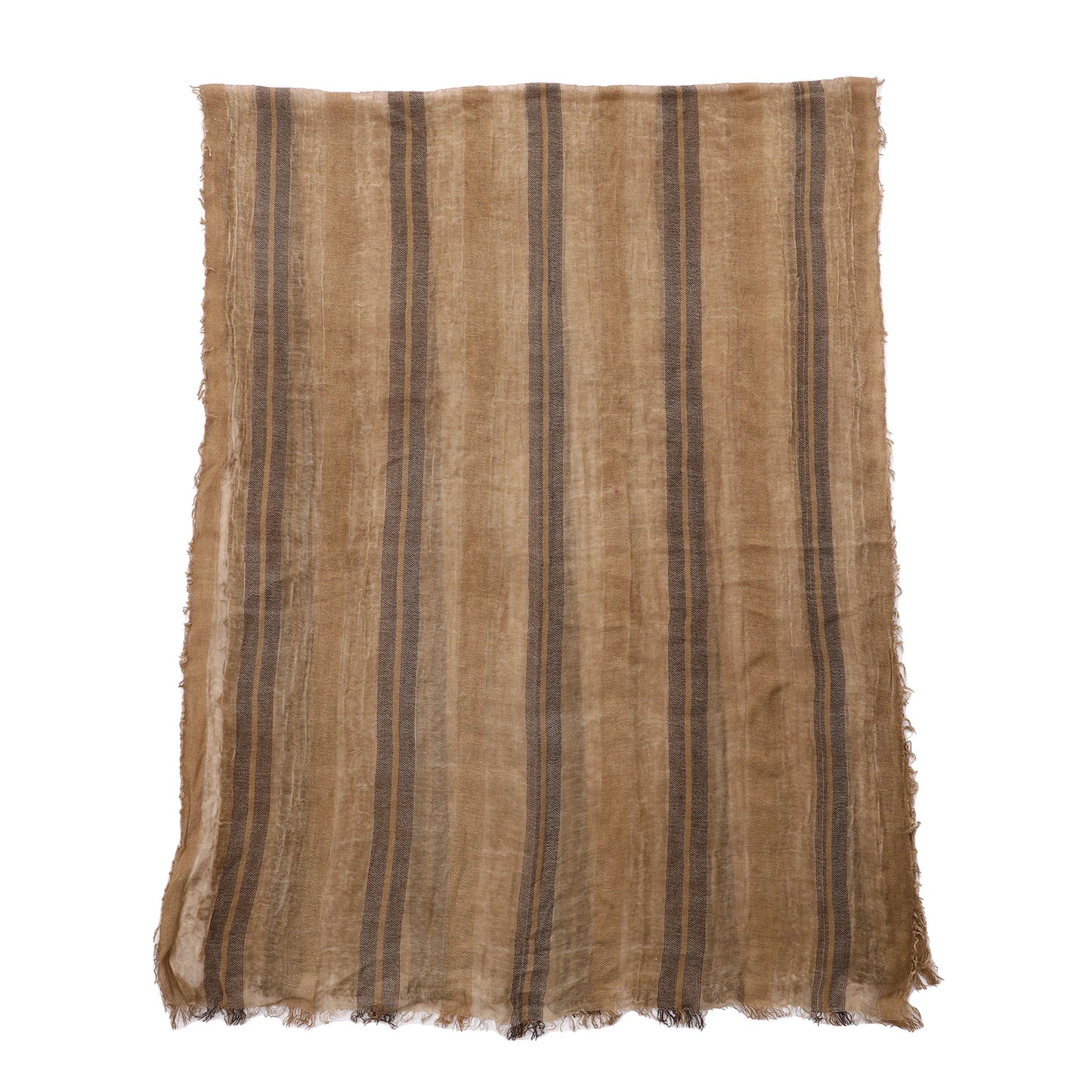 Men's Cotton Linen Striped Scarf | Warm & Stylish Winter Accessory