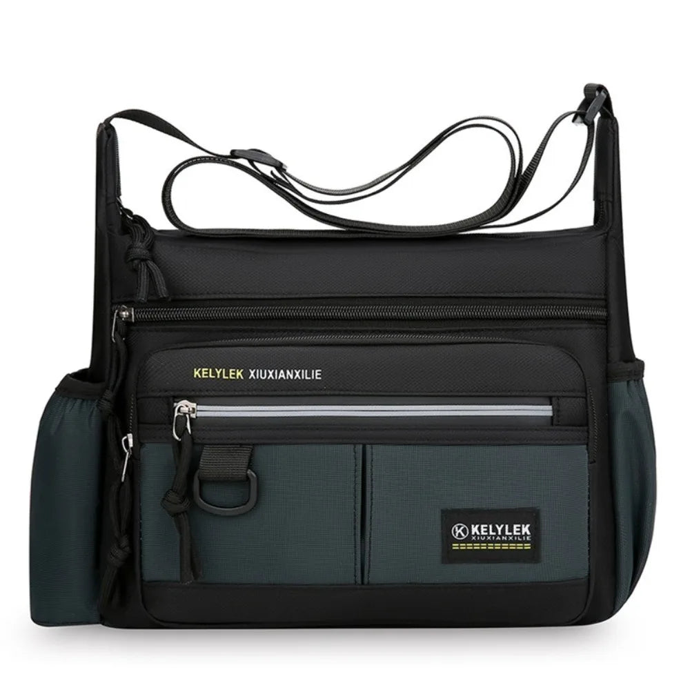 Large Capacity Men's Shoulder Bag | Versatile Multi-Purpose Messenger