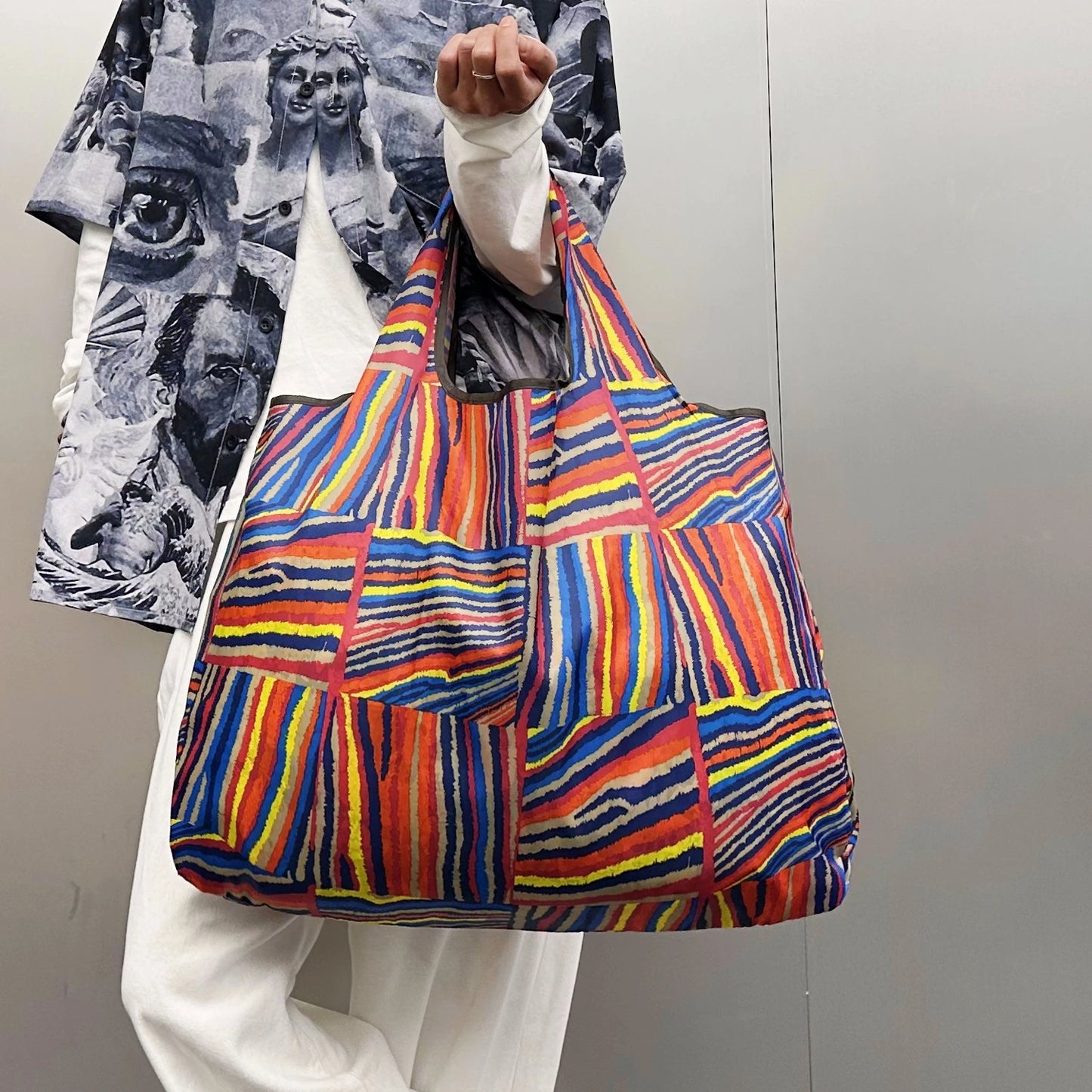 Bolso de Hombro de Gran Capacidad | Bandolera Ligera y Plegable