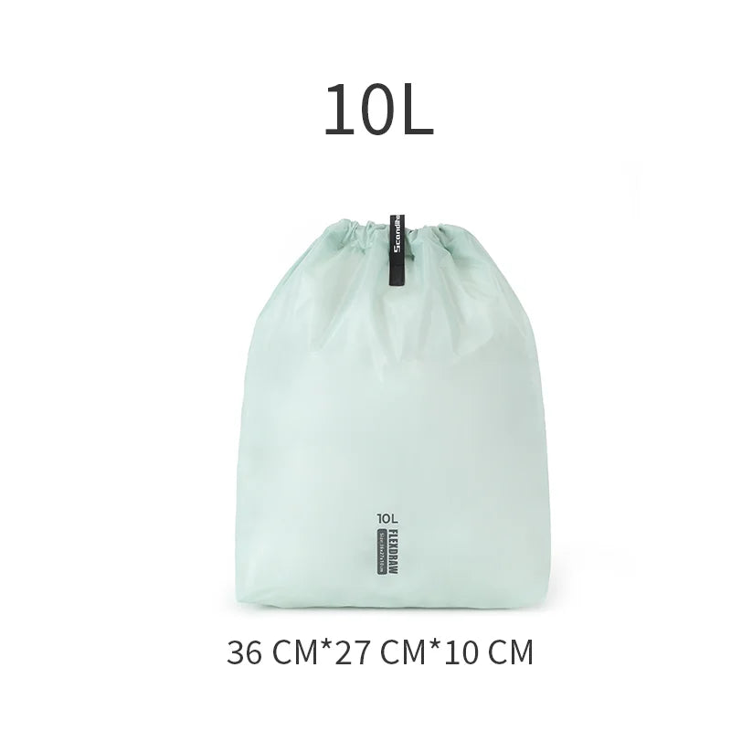 Large Capacity Waterproof Storage Bag for Clothes Travel Organizer Pouch with Multiple Pockets for Outdoor Hiking Camping