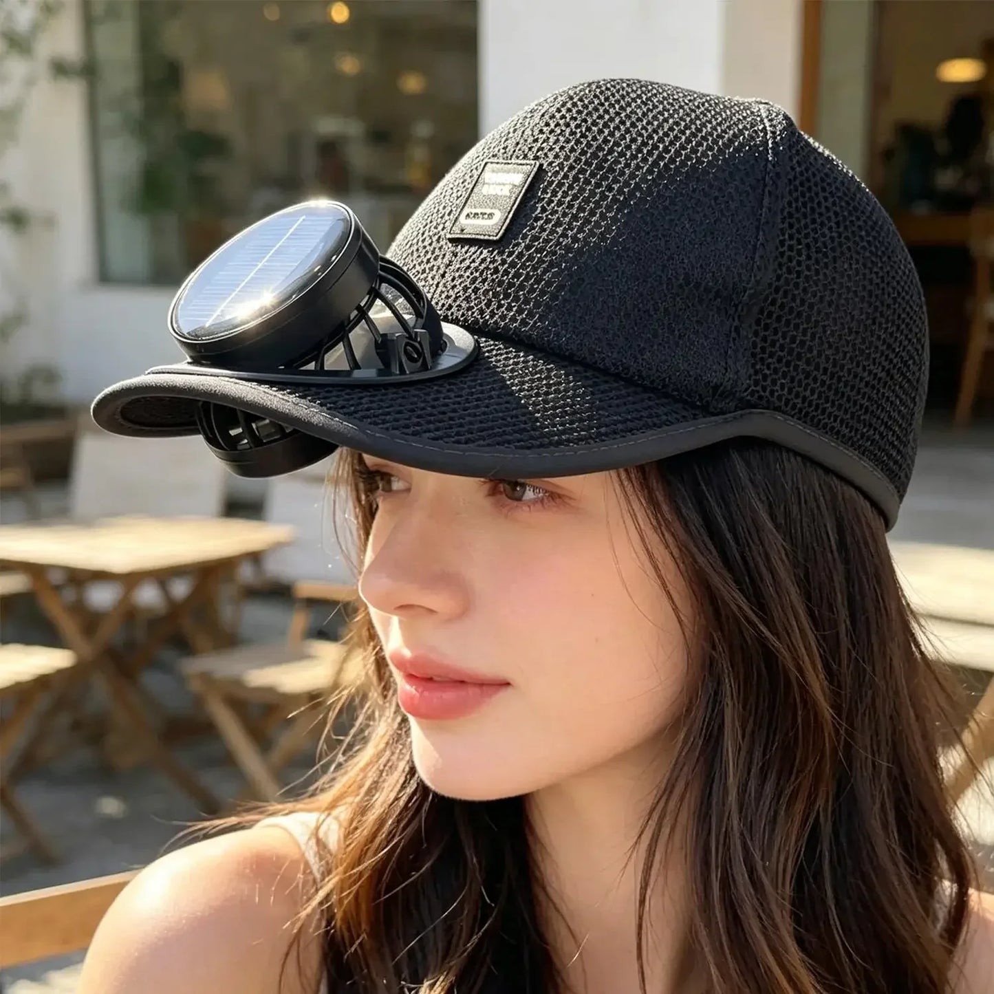 Breathable Mesh Cap with USB Fan | Summer Outdoor Sun Protection