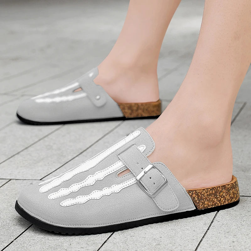 Men's Cork Clogs with Arch Support | Comfortable Indoor Footwear