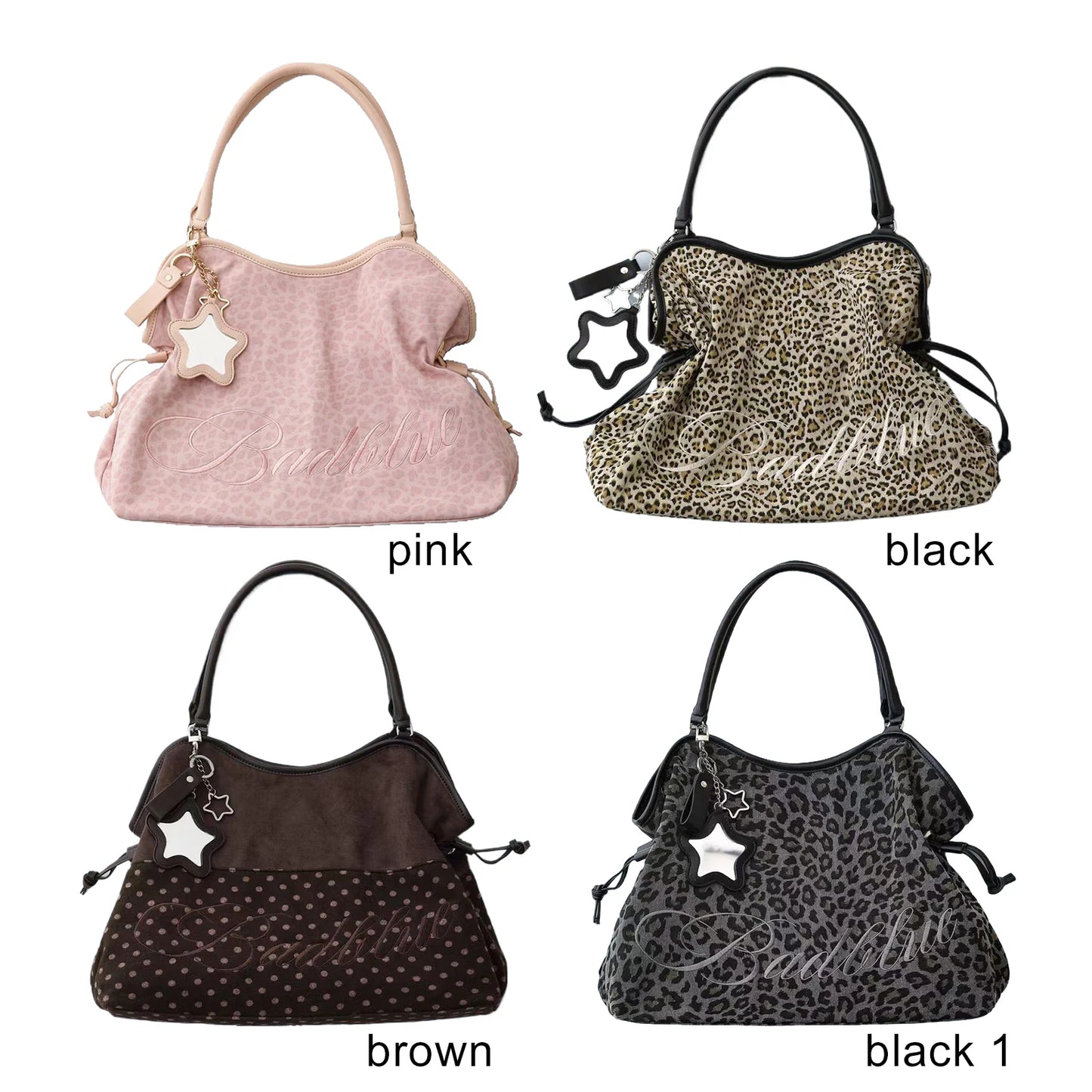Large Capacity Leopard Print Tote Bag | Trendy Shoulder Handbag