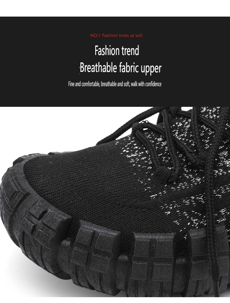 Men's Casual Breathable Mesh Shoes | Non-slip Thick Sole Comfort