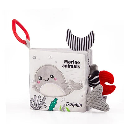 Soft Baby Cloth Animal Book | Engaging Sensory Learning Toy