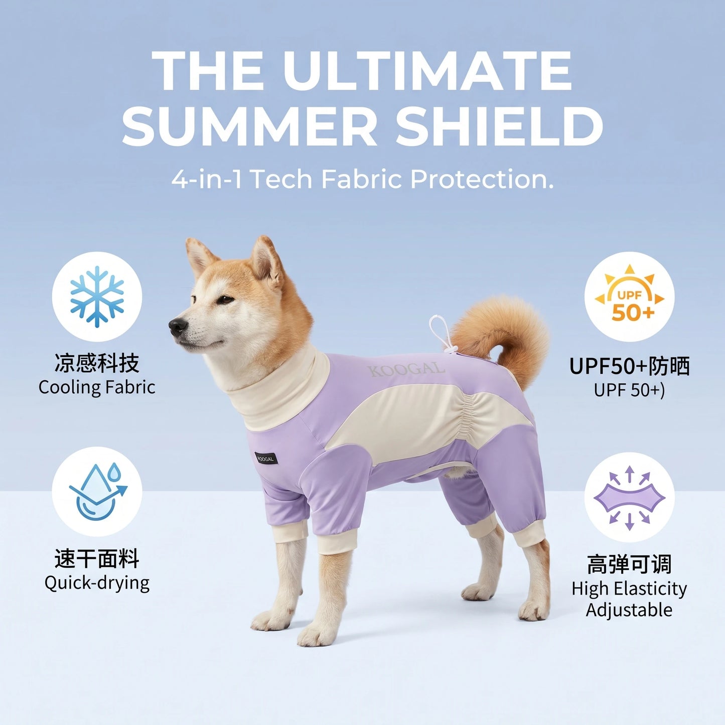 Summer Dog Cooling Clothes | Quick-Dry Pet Sun Protection Outfit