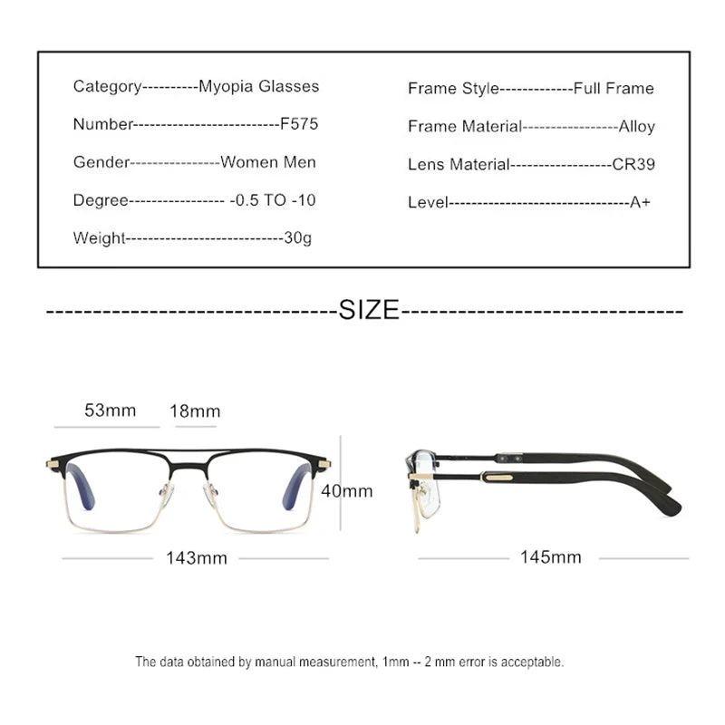 Stylish Custom Prescription Glasses | Blue Light Blocking Lenses