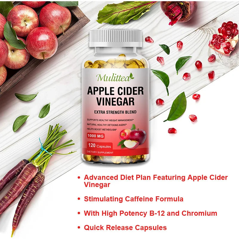 Apple Cider Vinegar Capsules with Keto Complex | Digestive Support