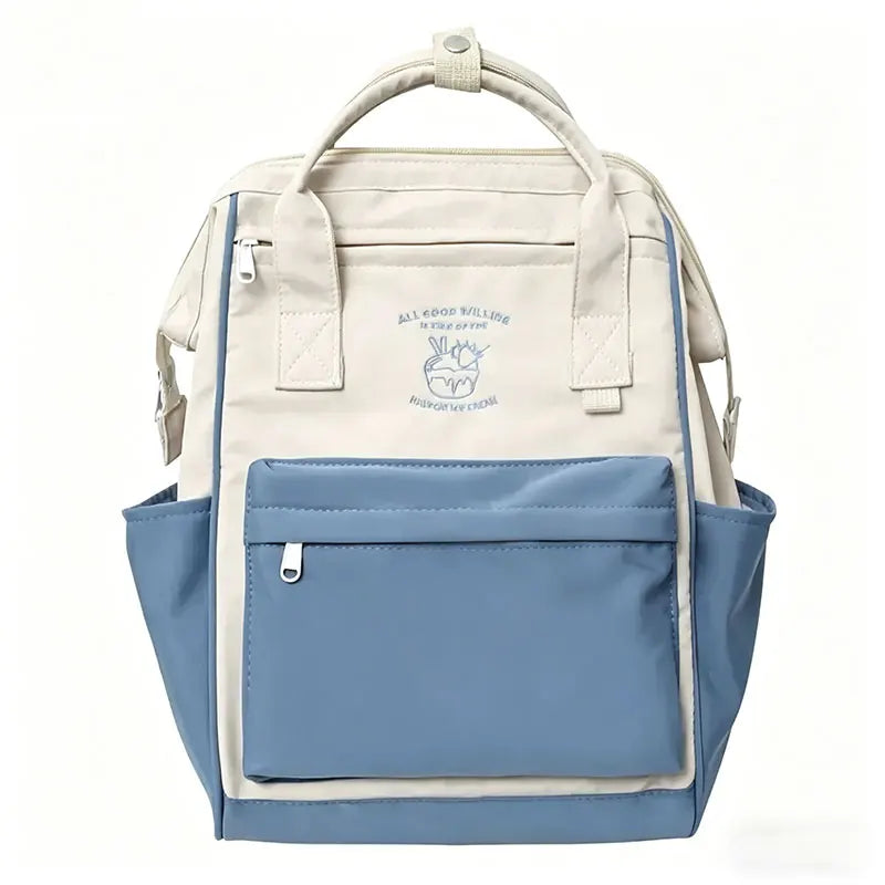 Waterproof Color Matching Backpack | Large Capacity Travel Bag