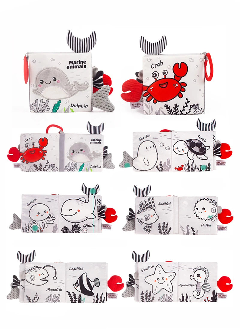 Soft Baby Cloth Animal Book | Engaging Sensory Learning Toy