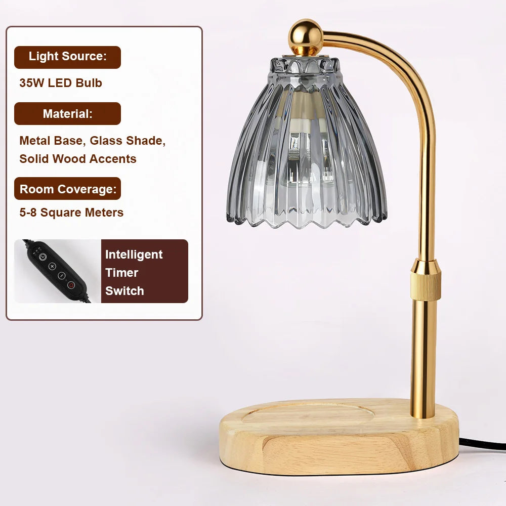 Candle Warmer Lamp with Timer | Aromatherapy Night Light