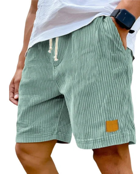 Men's Retro Corduroy Casual Shorts | Stylish Summer Essential