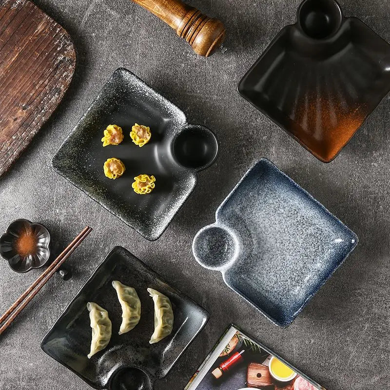 Juego de platos de cerámica para dumplings | Eleva tu experiencia culinaria