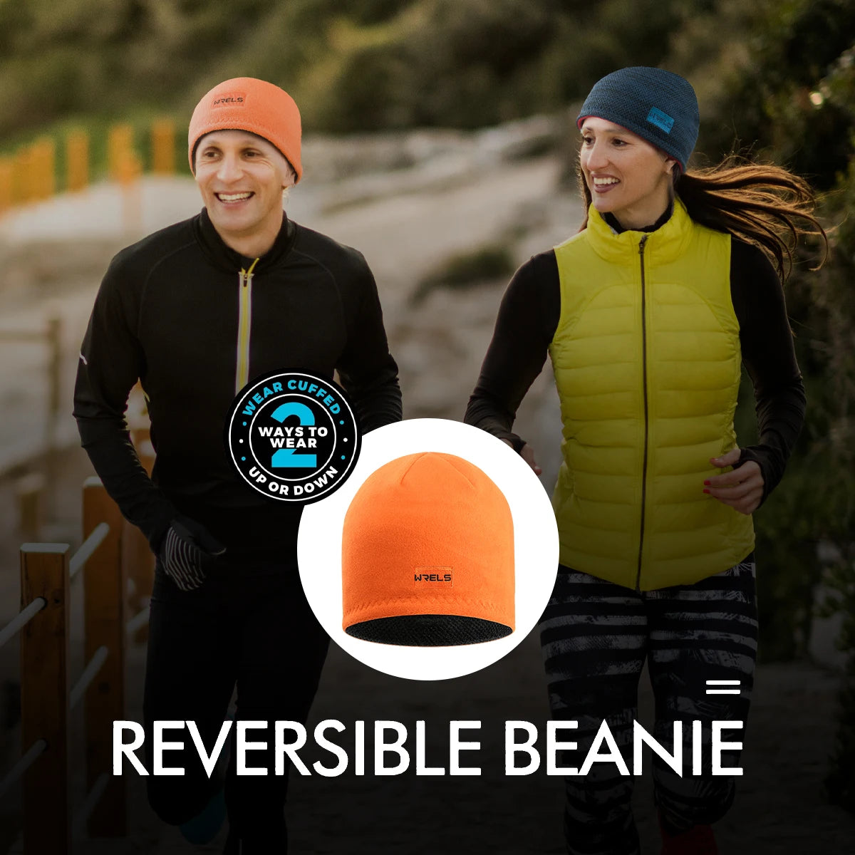 Unisex Two-Sided Fleece Hat | Warm Windproof Outdoor Sports Cap