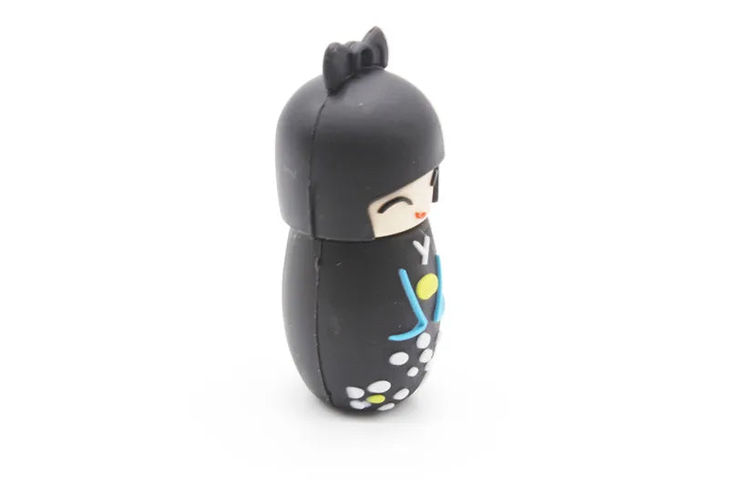 Colorful Cartoon Kimono Doll USB Flash Drive | Fun Storage Solutions