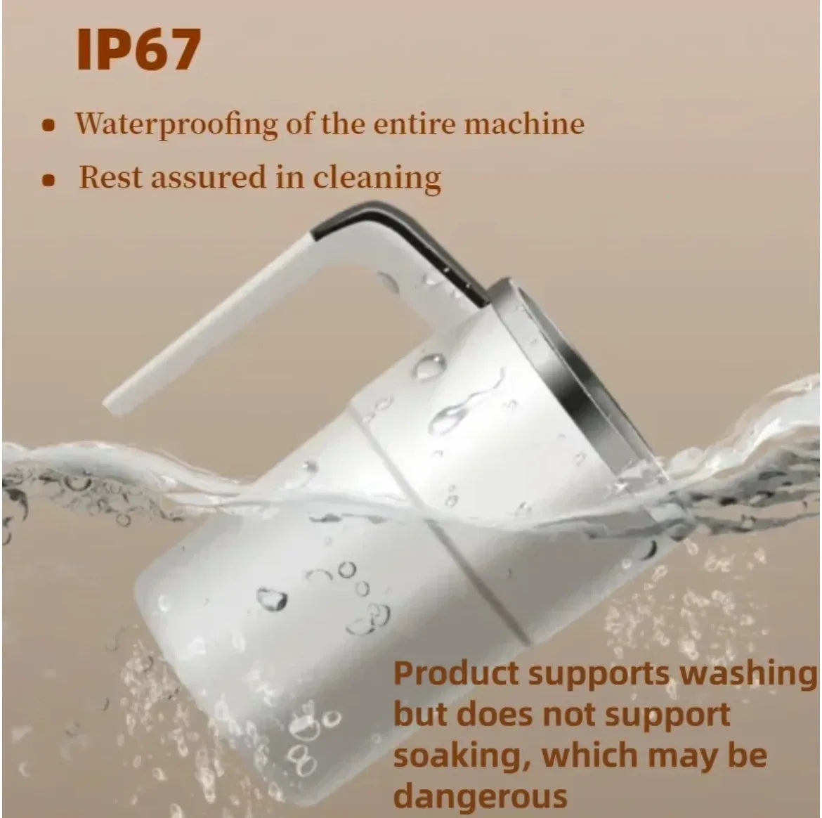 380ML Mini Electric Self Mixing Mug | Waterproof & Rechargeable
