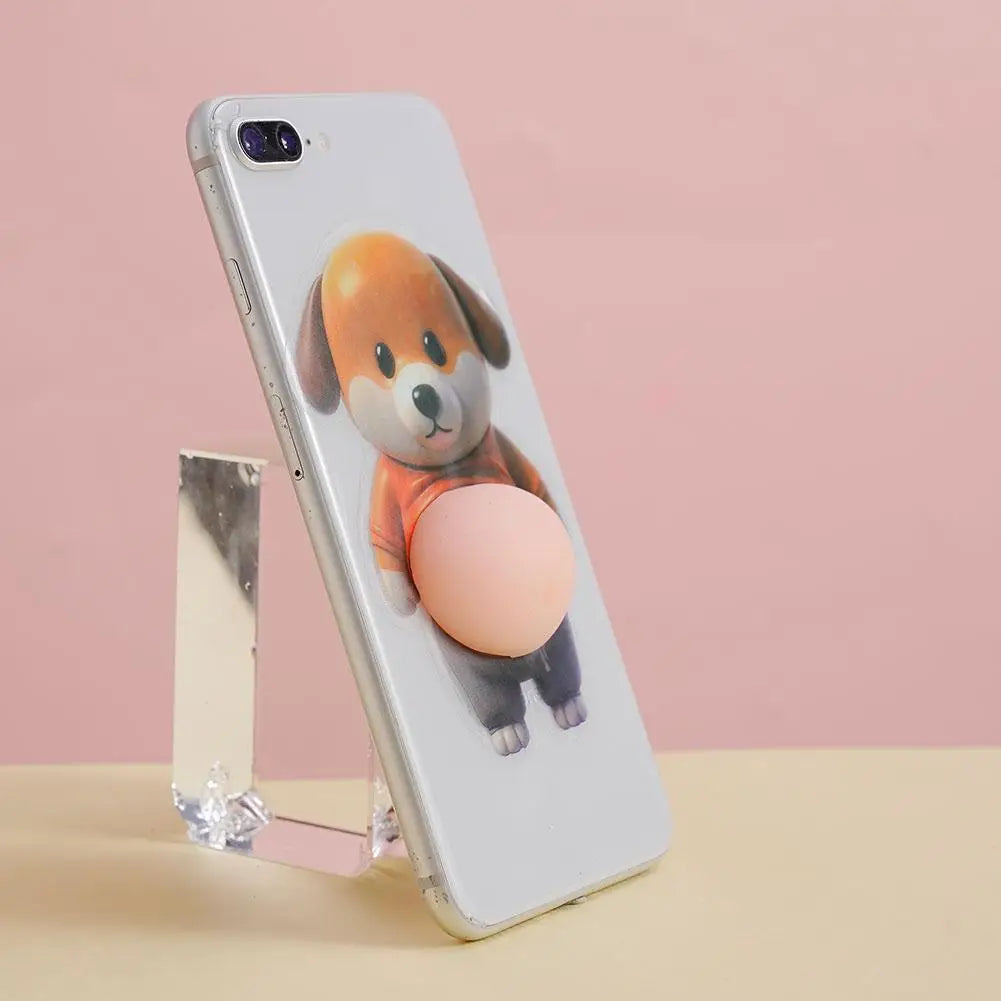 Cute Puppy 3D Puffy Stickers | Squeezeable Soft Dog Decor