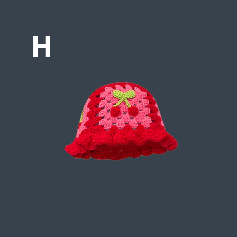 Women's Flower Crochet Bucket Hat | Handmade Spring Summer Style