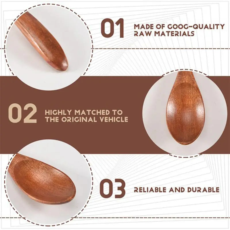 Juego de cuencos de madera natural para sopa y ensalada | Vajilla ecológica