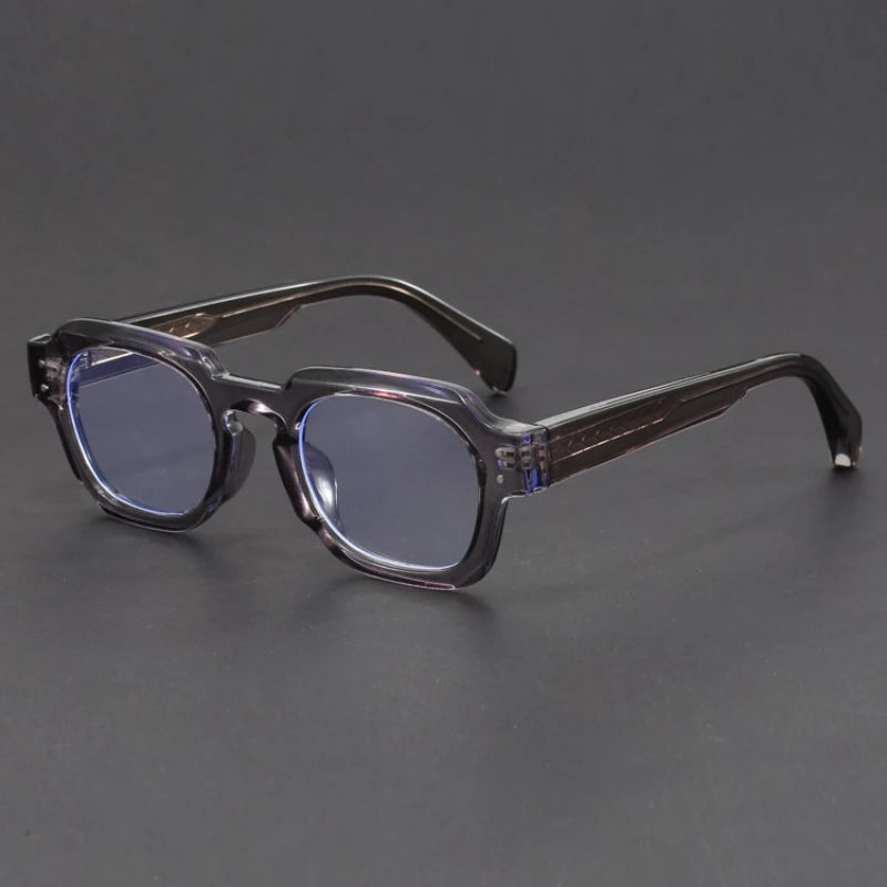 Men's Trendy Square Prescription Glasses | Photochromic UV Protection 2026