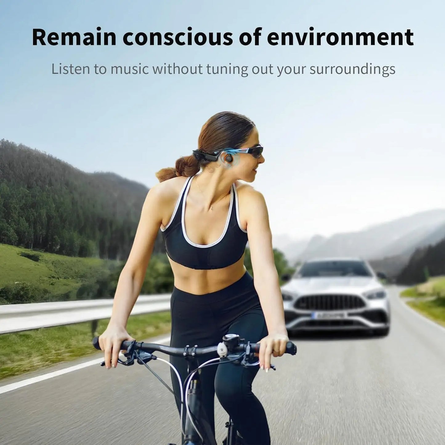 Bone Conduction Headphones | Waterproof Bluetooth 5.4 Earbuds