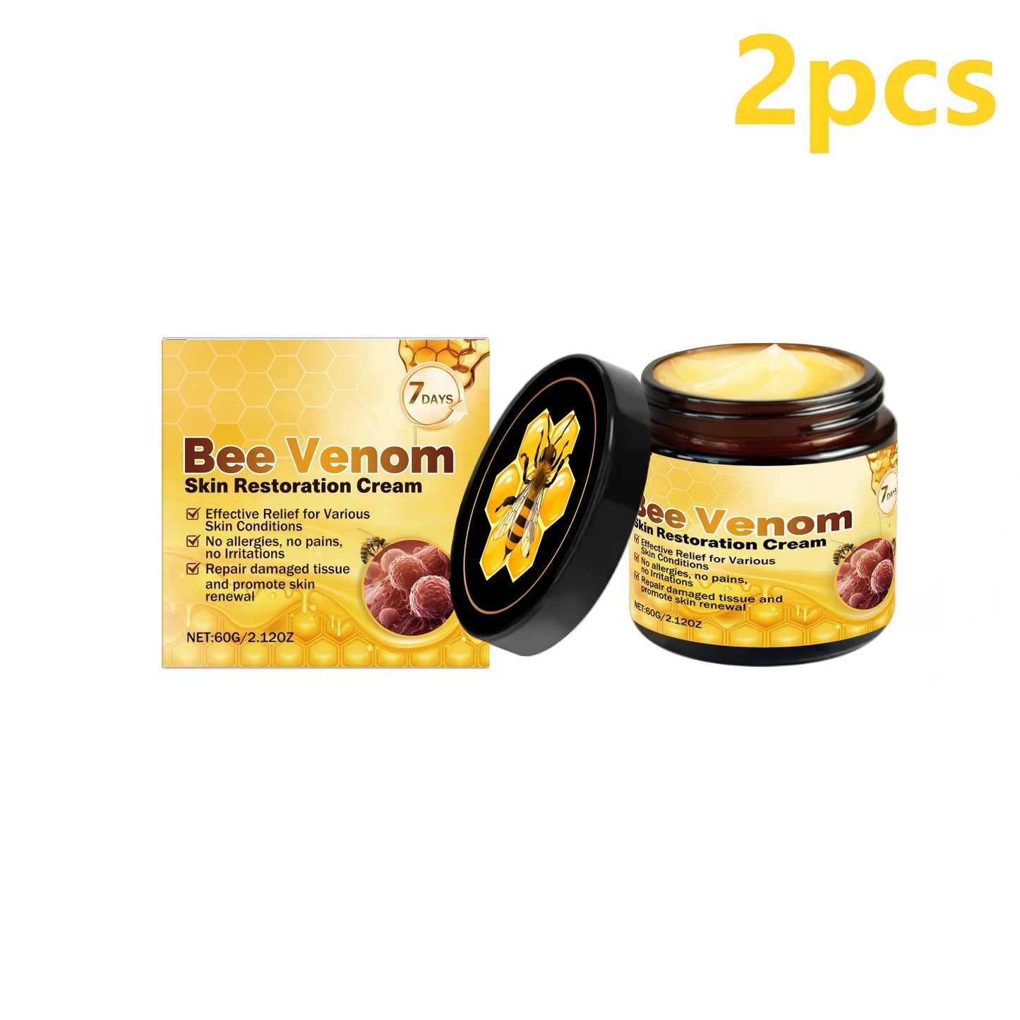 Bee Venom Skin Treatment Cream | Moisturizing & Blemish Remover