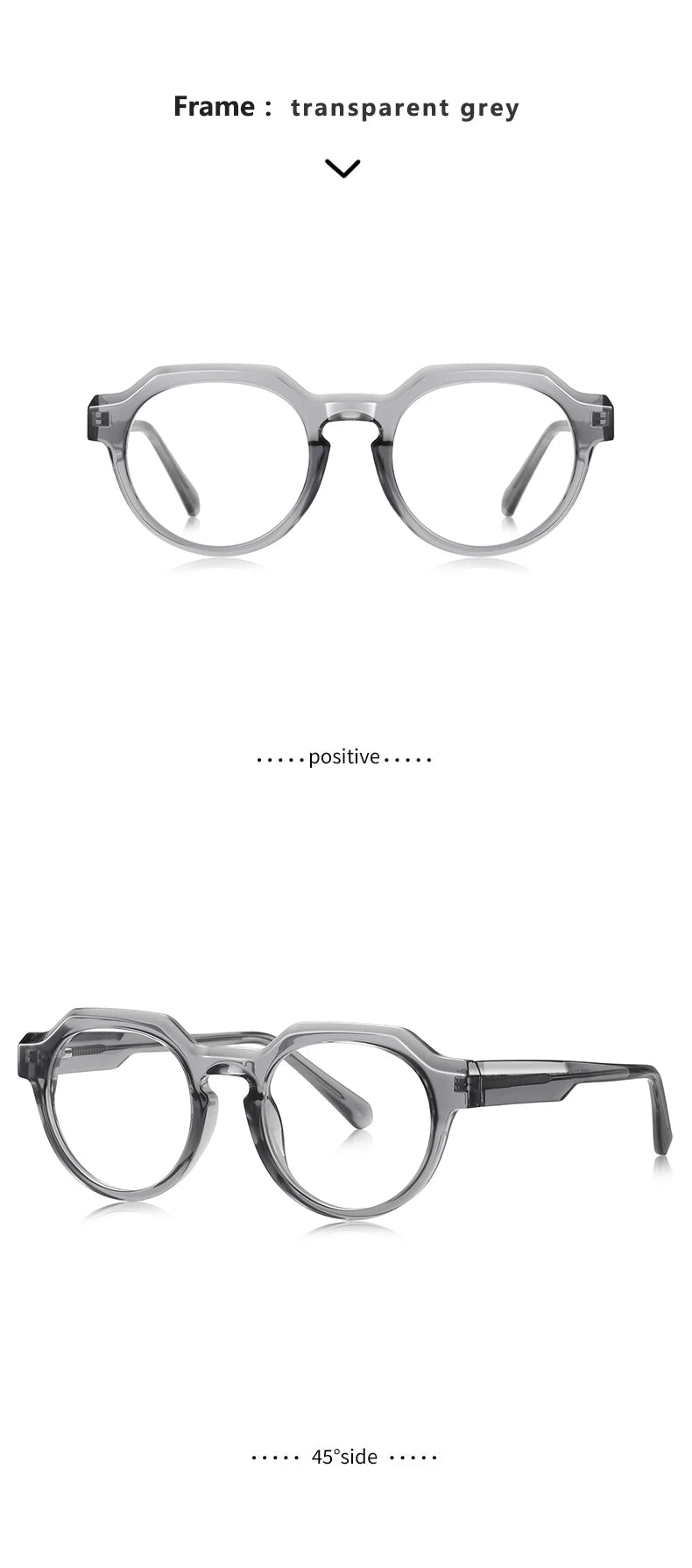 Stylish Round Prescription Glasses | Ultralight & Photochromic Eyewear