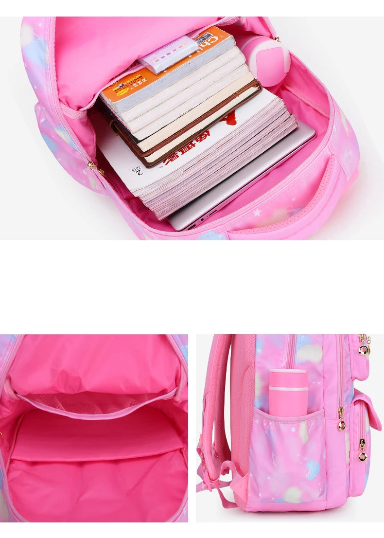 Stylish Pink School Backpack for Girls | Fashion Meets Functionality