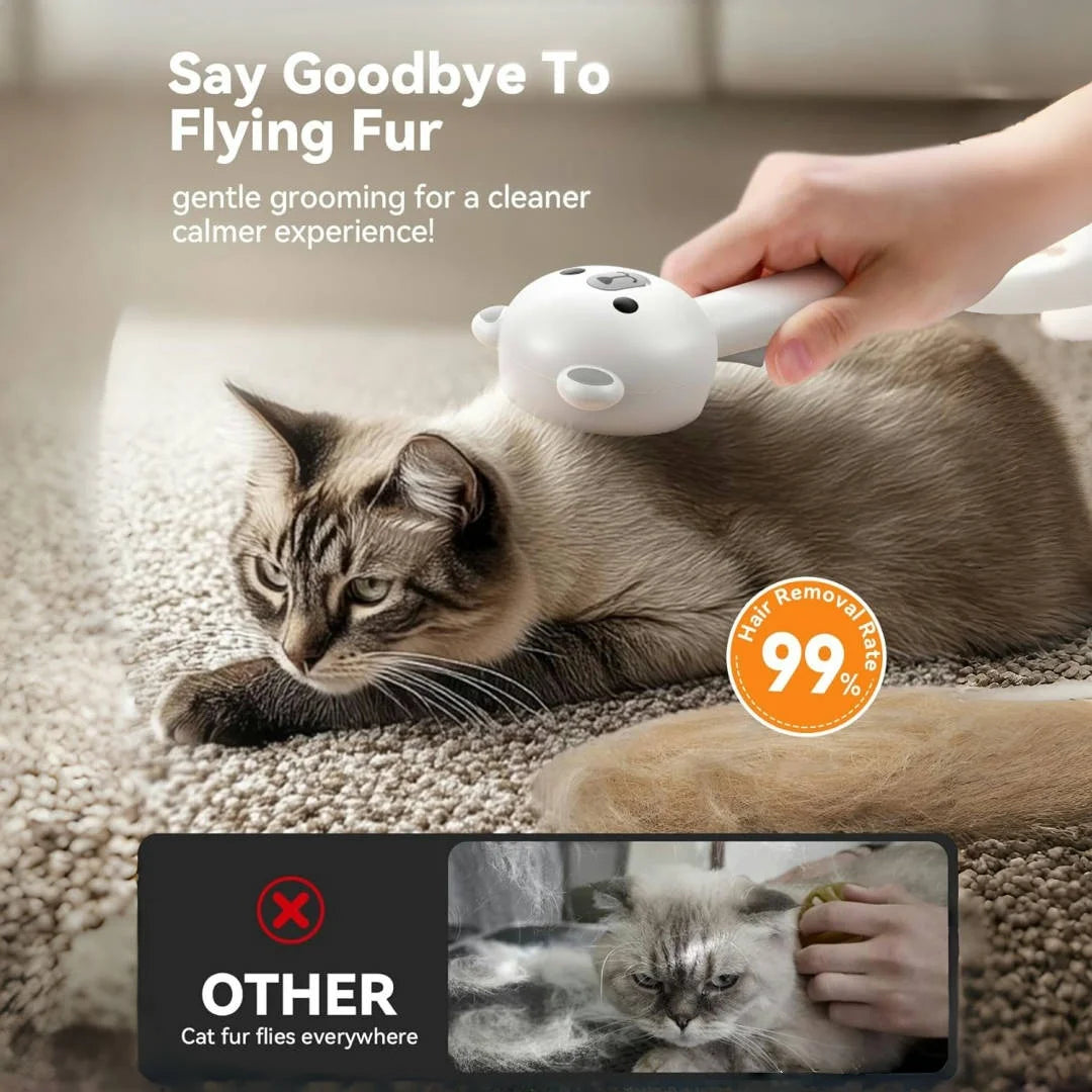 Pet Hair Comb With Spray Function | Grooming Tool for Cats