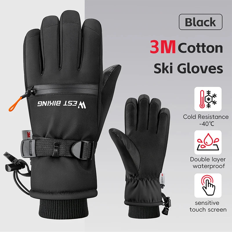 Guantes Térmicos de Motorista Impermeables de Invierno | Perfectos para Climas Fríos