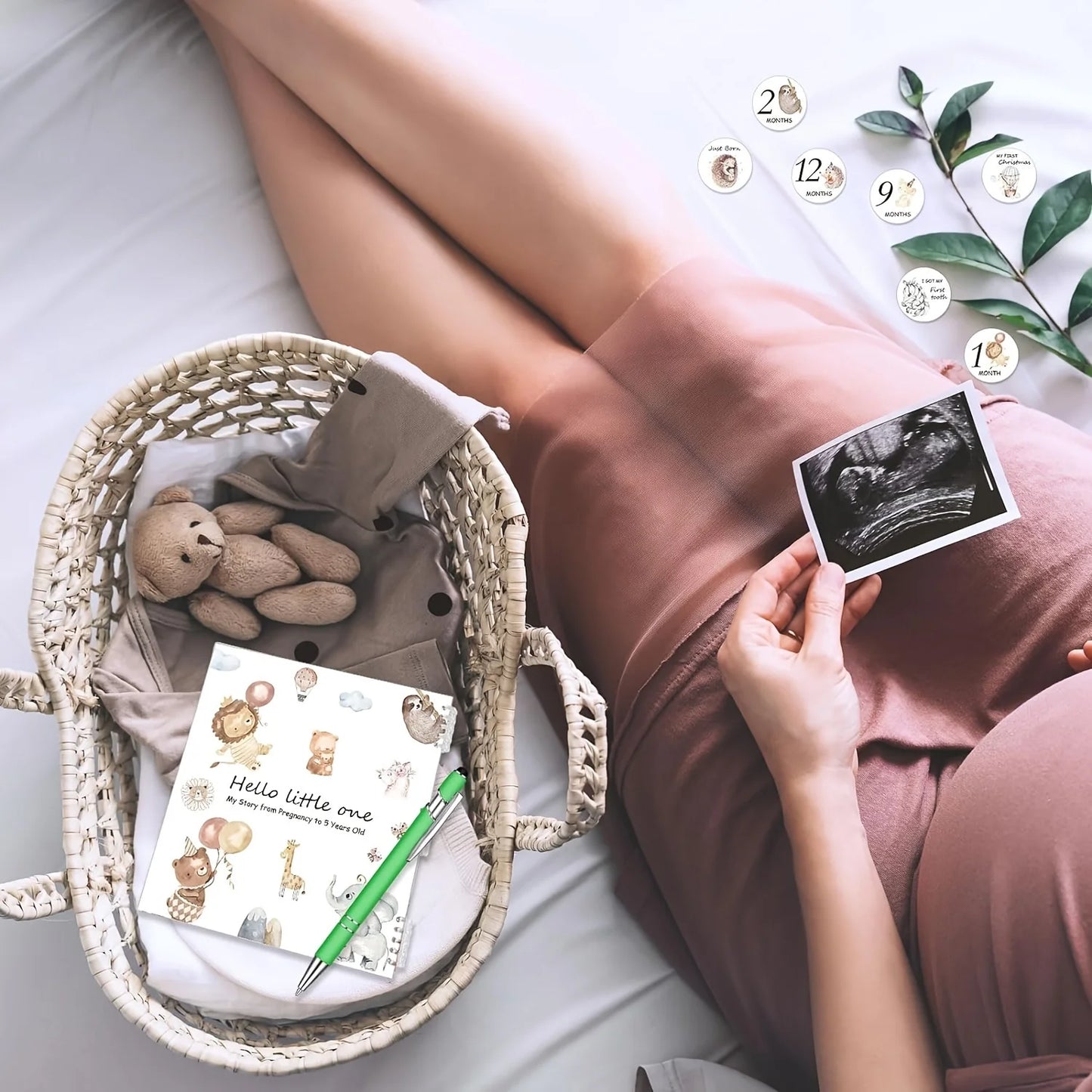 Pregnancy Journal & Baby Memory Book | Weekly Organizer for Moms