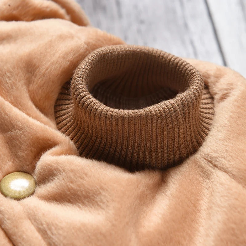 Warm Fleece Halloween Clothes for Small Dogs | Cozy Dog Jackets