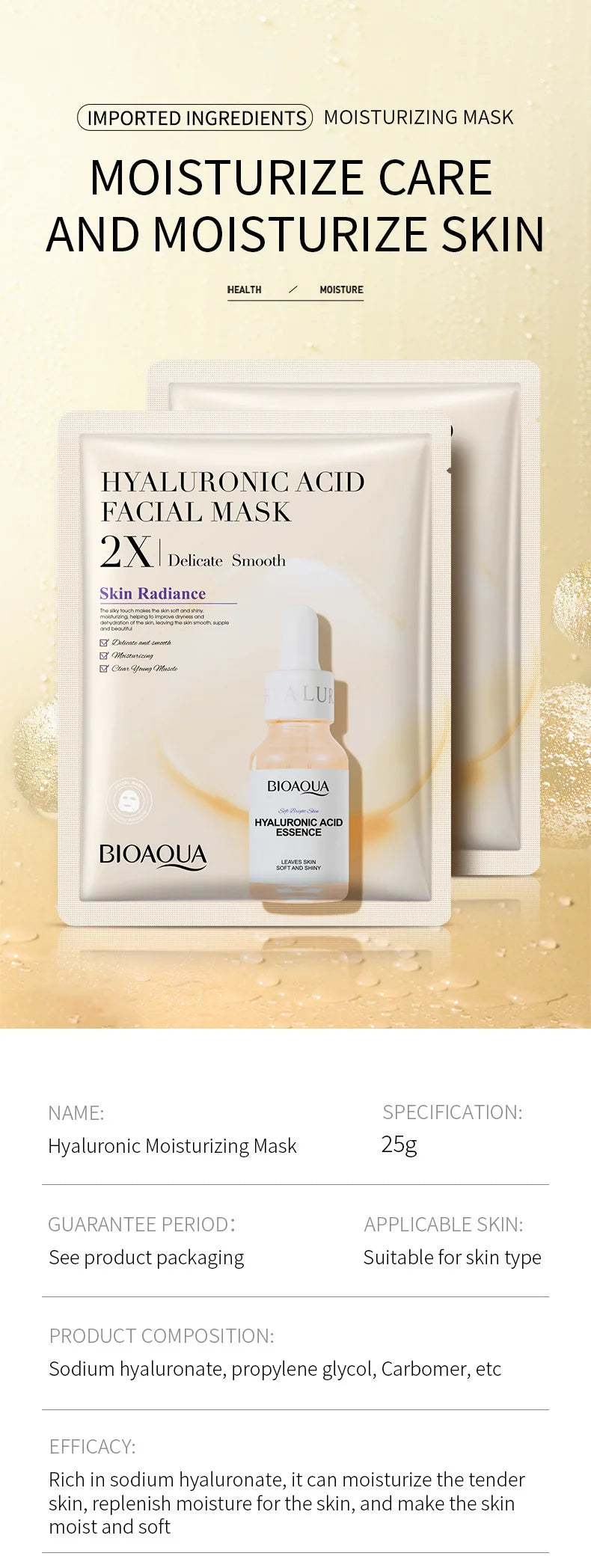 20 Pieces Hydrating Facial Mask Set | Revitalize Your Skin