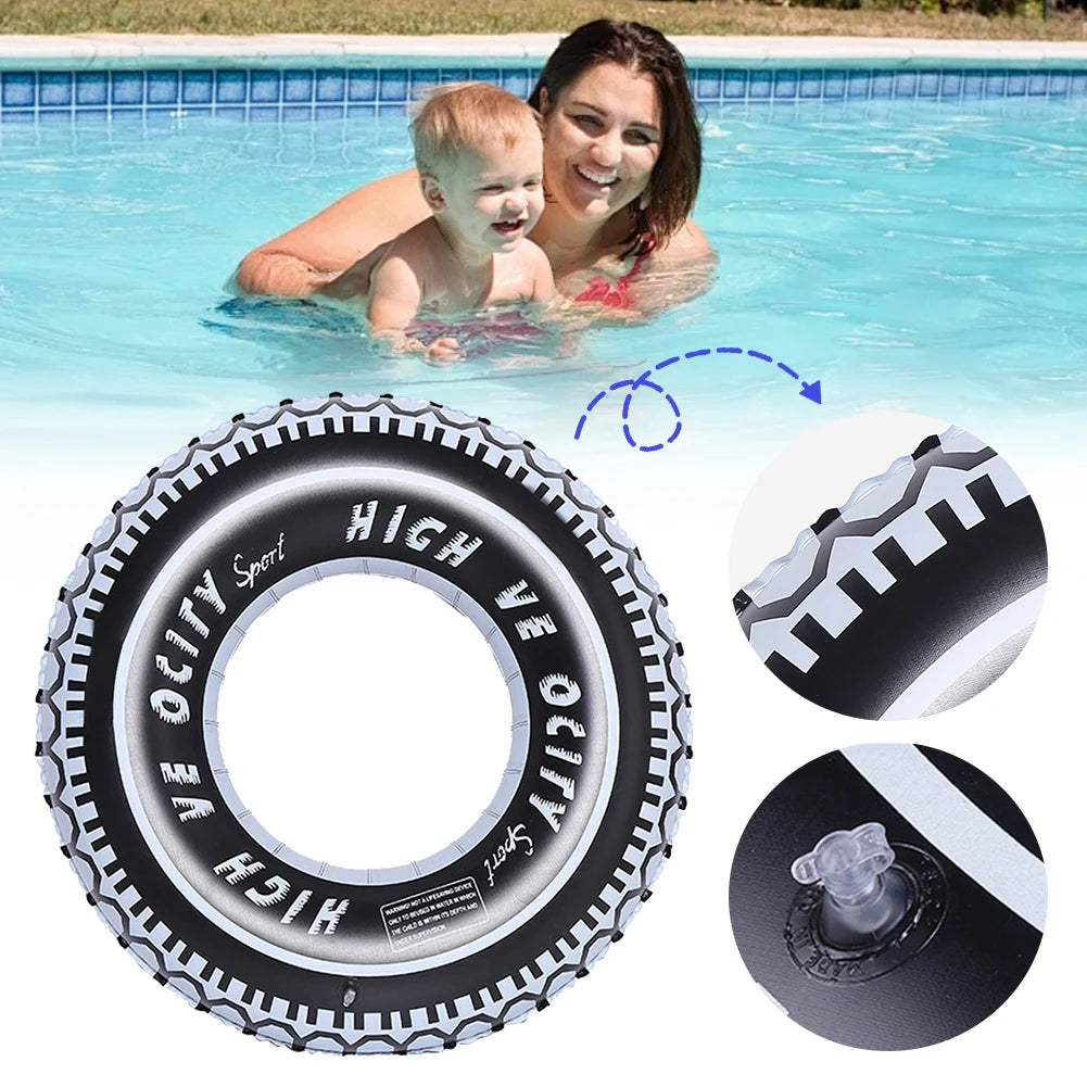 Leakproof Inflatable Swim Tube | Durable Pool Floaties for Fun