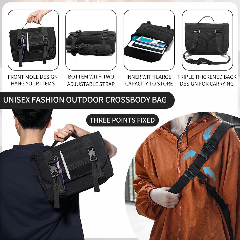 Elegante bandolera para exteriores | Bolsos cruzados versátiles