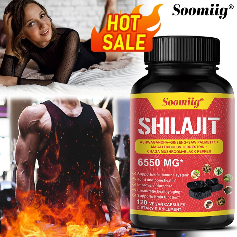Pure Himalayan Shilajit Capsules | Support Healthy Aging & Recovery