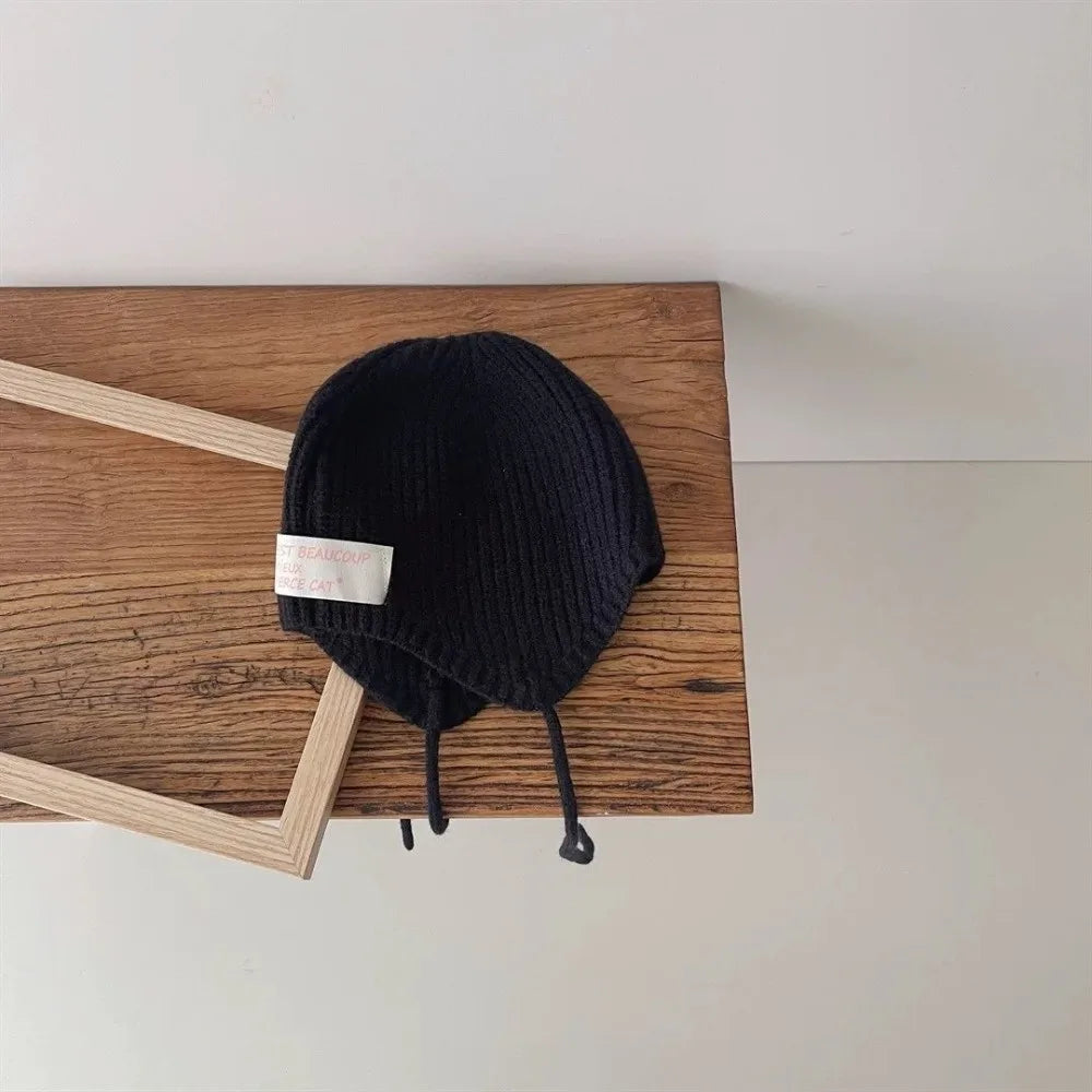 Comfortable Windproof Pullover Cap for Kids | Warm Winter Beanie