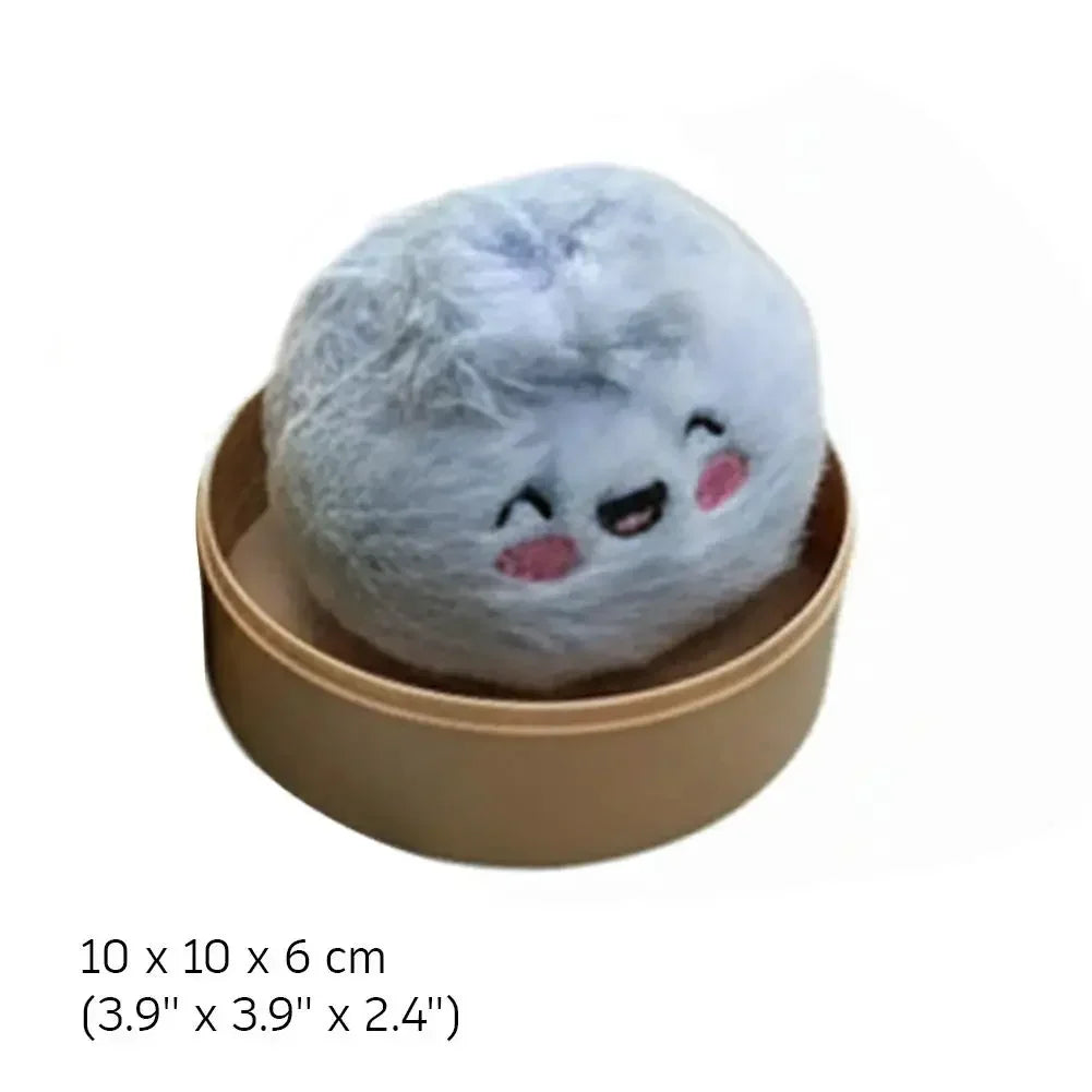 Stress-relieving Dumpling Series Blind Box Cute Fluffy Dumpling Stuffed Toy, Random Color Soft Plushie Collectible Surprise Gift