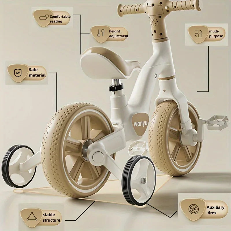 2-in-1 Kids Balance Bike & Trike | Lightweight Scooter for Kids