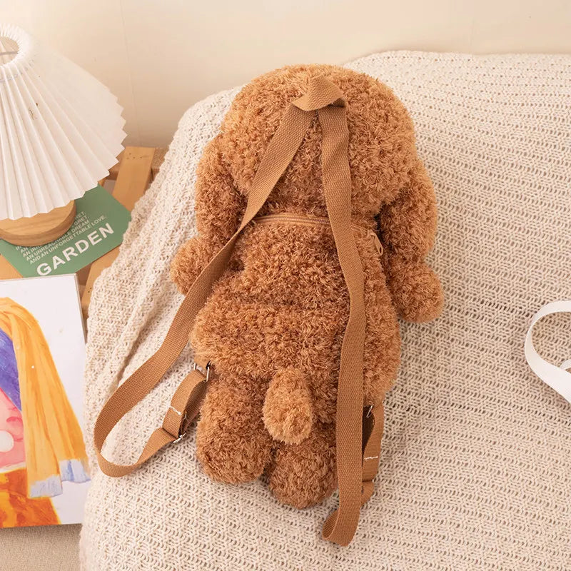 Adorable Plush Teddy Dog Backpacks for Kids | Fun & Functional